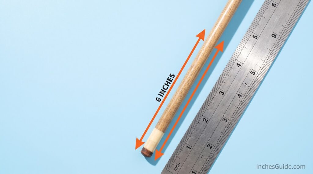 6 inch Billiard Cue Tip Section