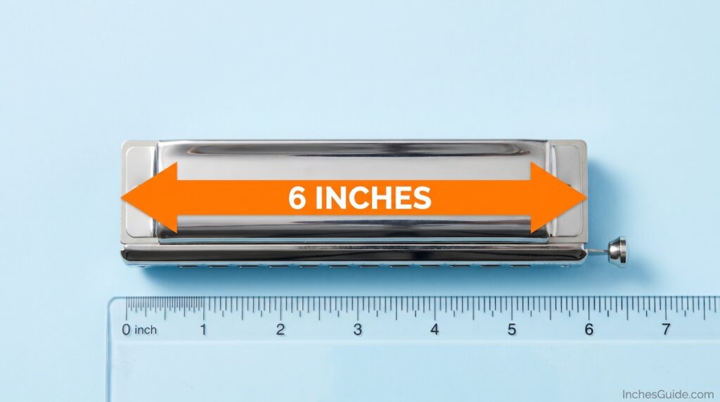 6 inch Chromatic Harmonica