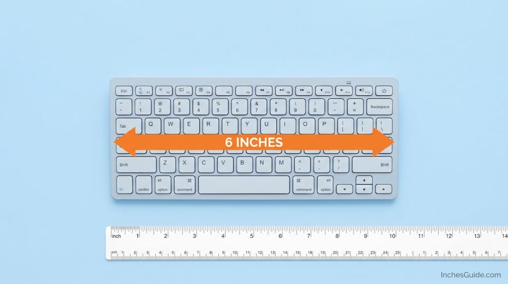 6 inch Compact Wireless Keyboard
