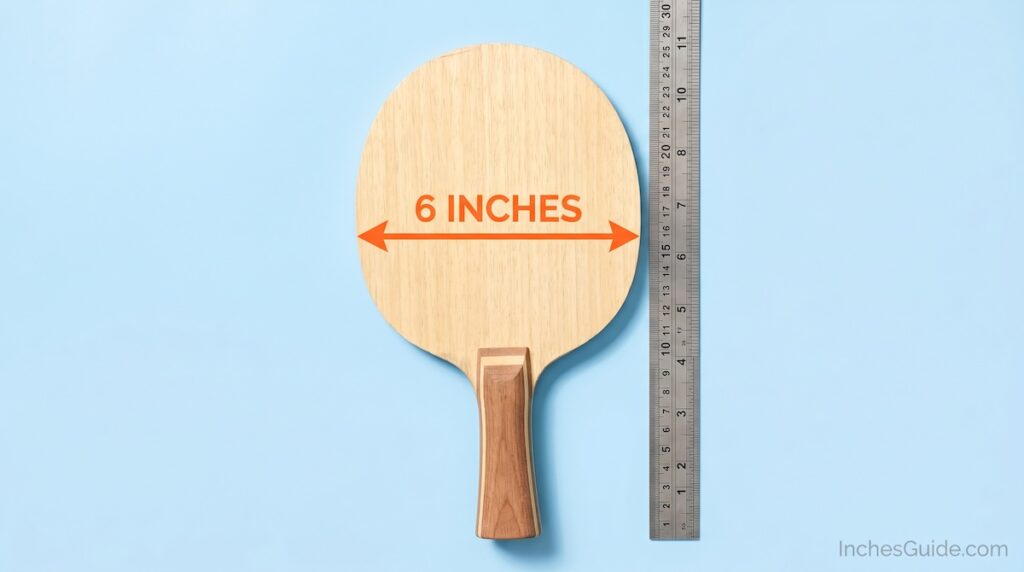 6 inch Table Tennis Paddle Blade Width