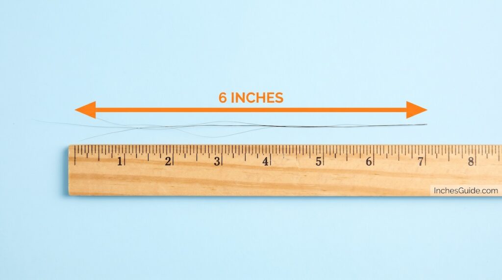 6 inch human hair