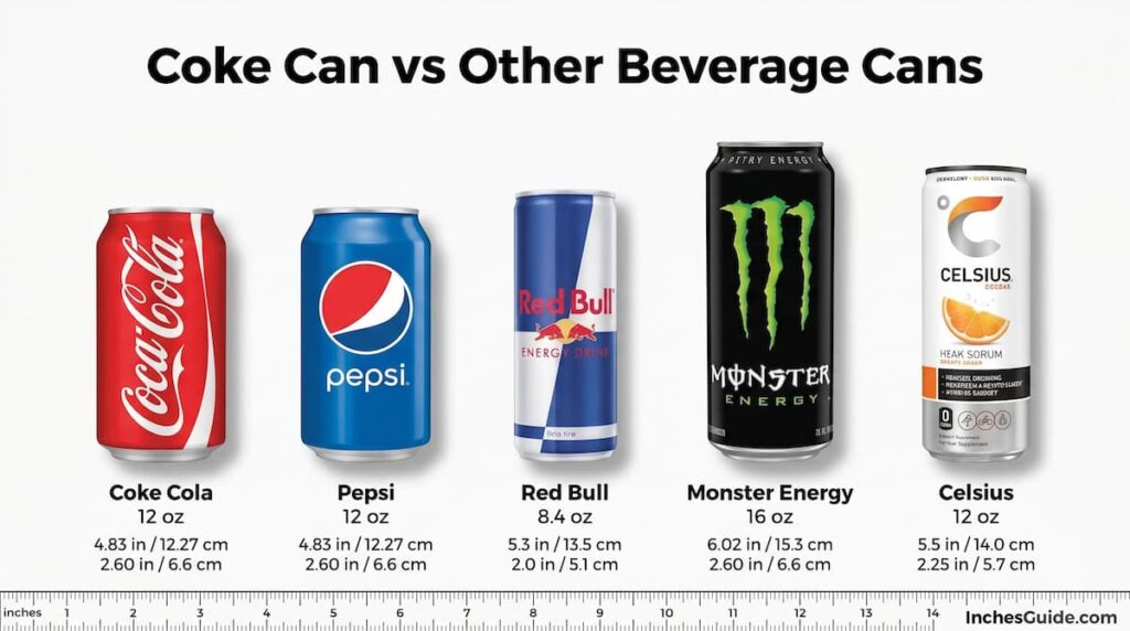Coke vs Competitor Cans