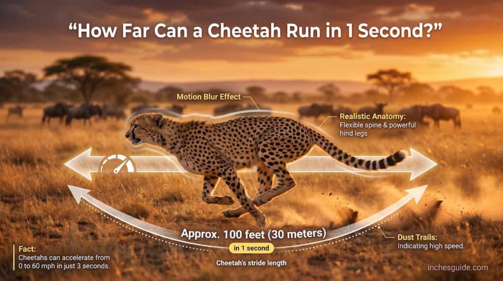 Distance a Cheetah Covers