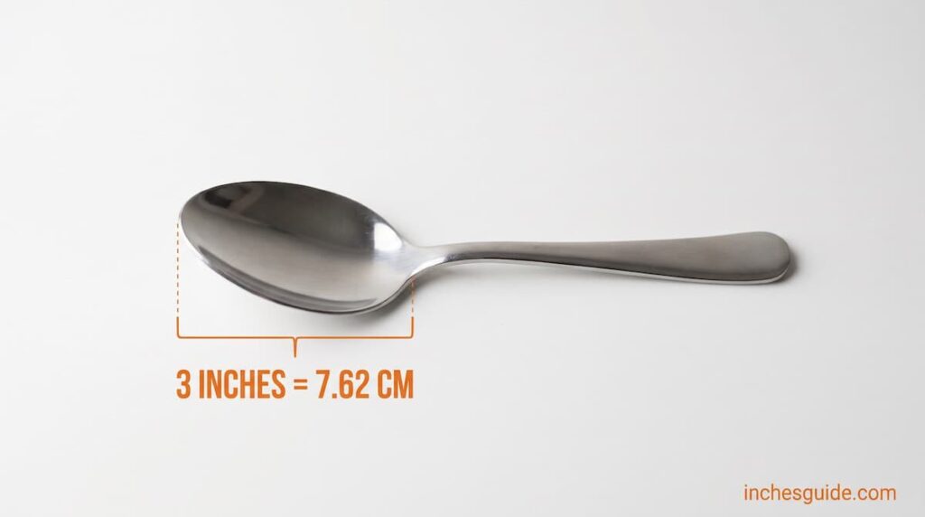 Front Section of a Standard Tablespoon