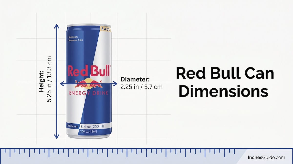 Red Bull Can Dimensions