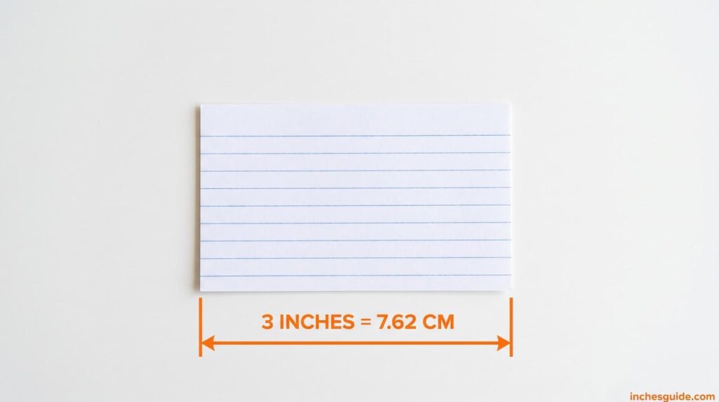 The Short Side of a 3×5 Index Card