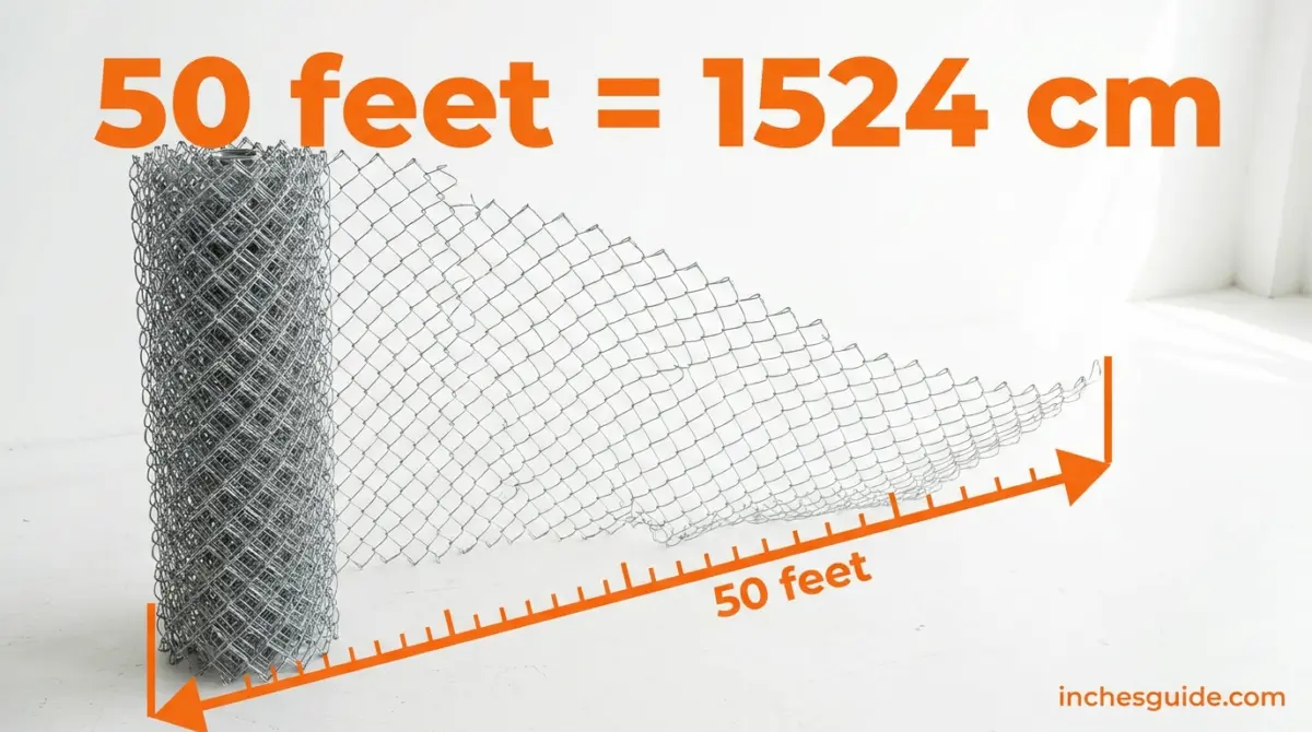A 50-Foot Roll of Chain-Link Fence
