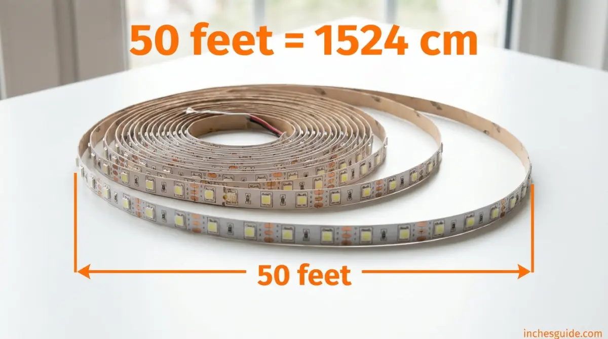 A 50-Foot Roll of LED Strip Lights