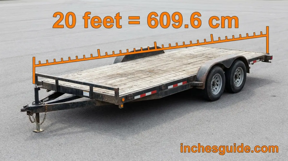 A 20-Foot Flatbed Trailer