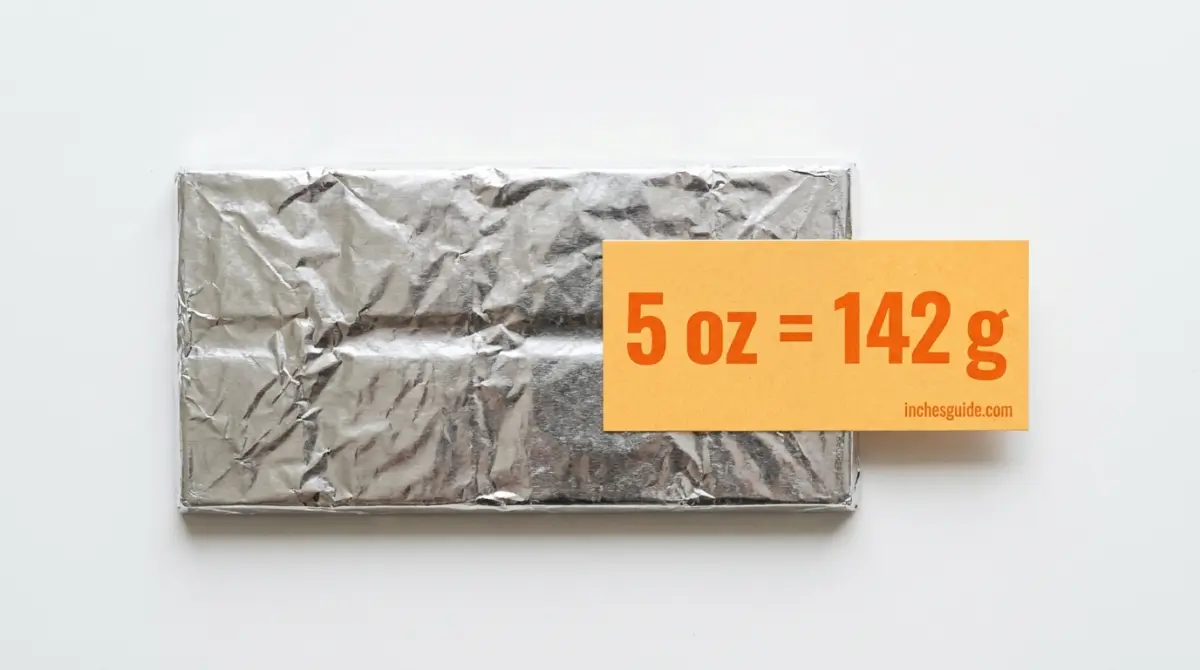 A 5 oz Chocolate Bar