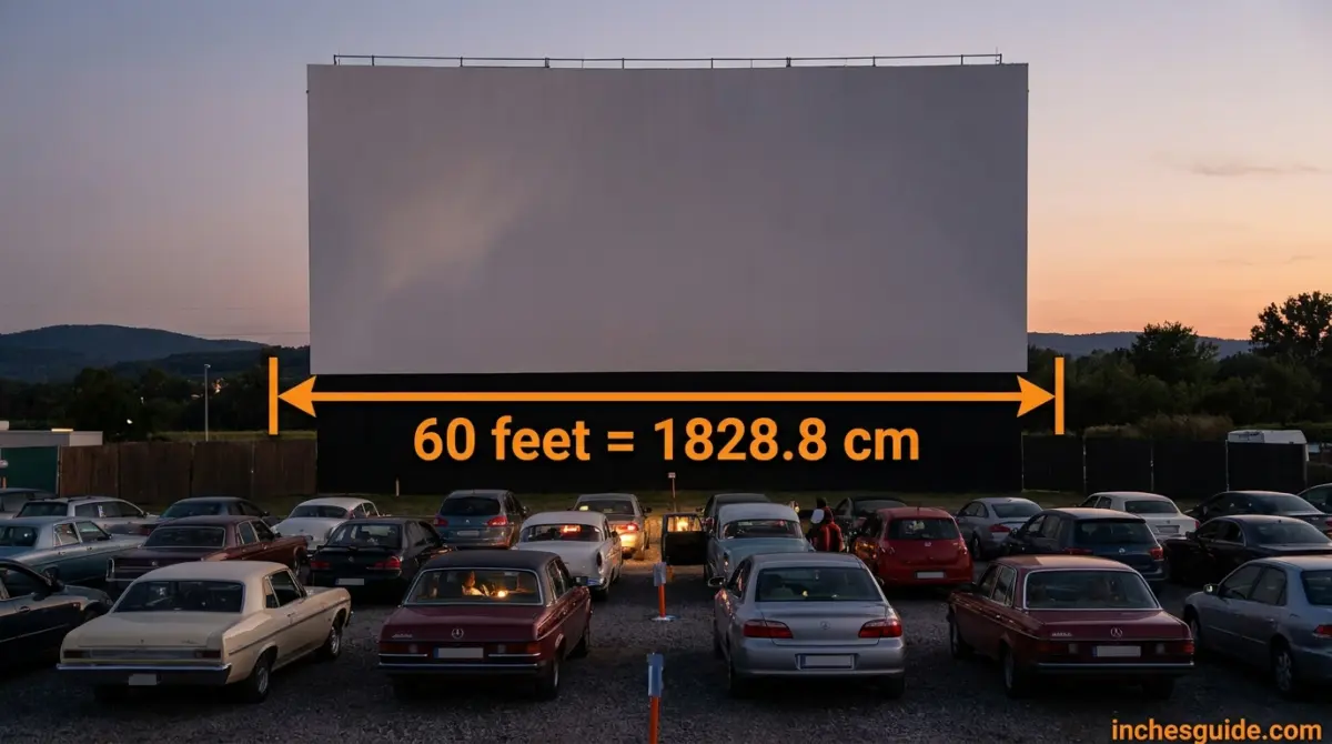 A Drive-In Movie Screen