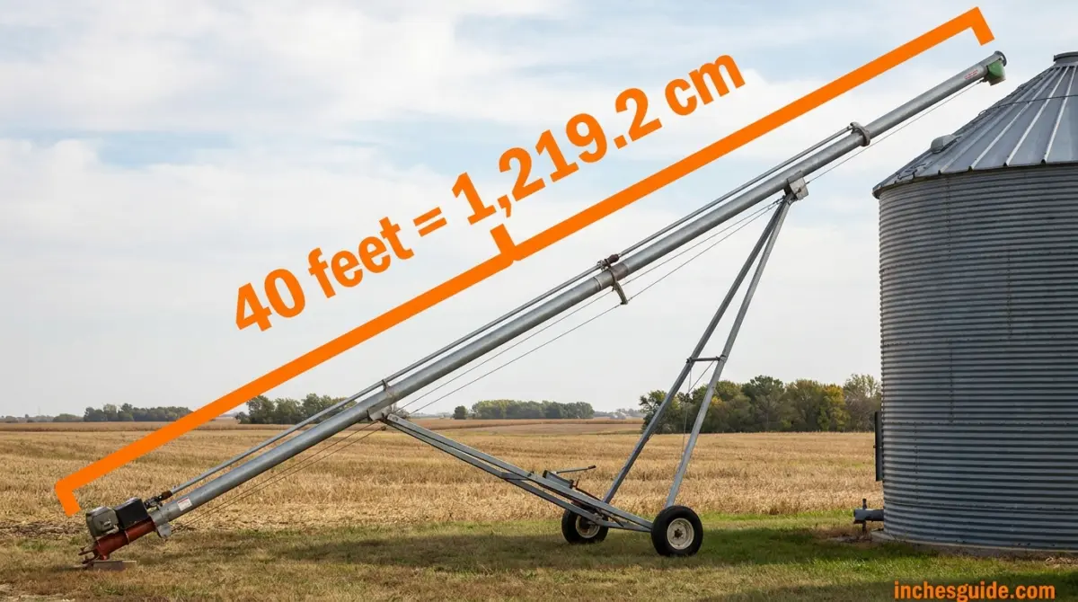 A Farm Grain Auger