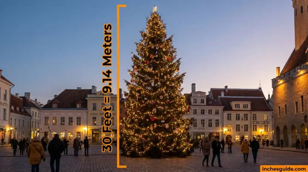 A Town Christmas Tree