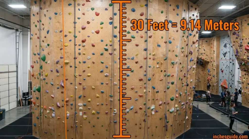 An Indoor Climbing Wall