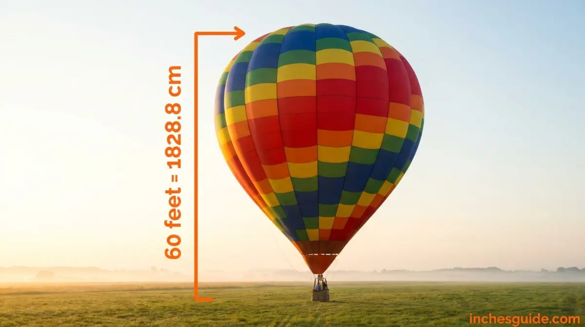 An Inflated Hot Air Balloon