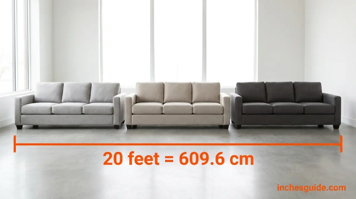 Three Sofas Lined Up