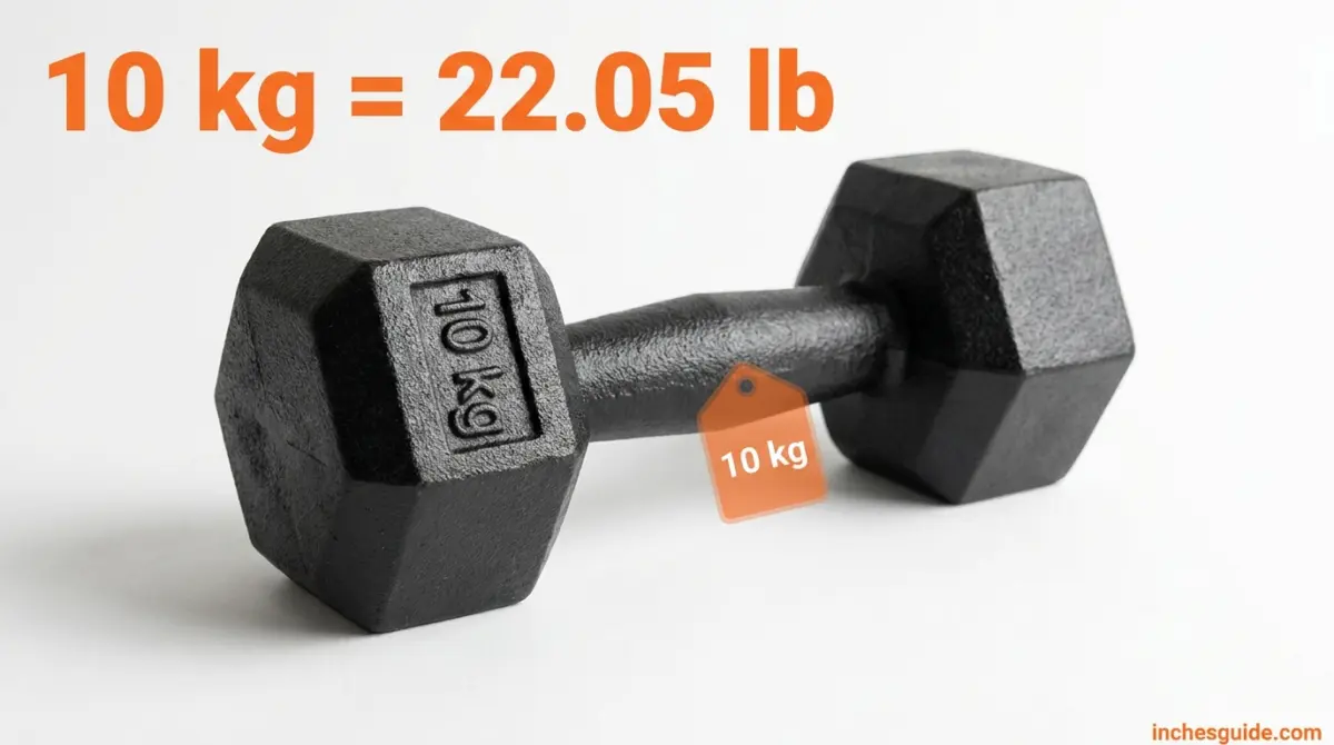 A 10 kg Dumbbell