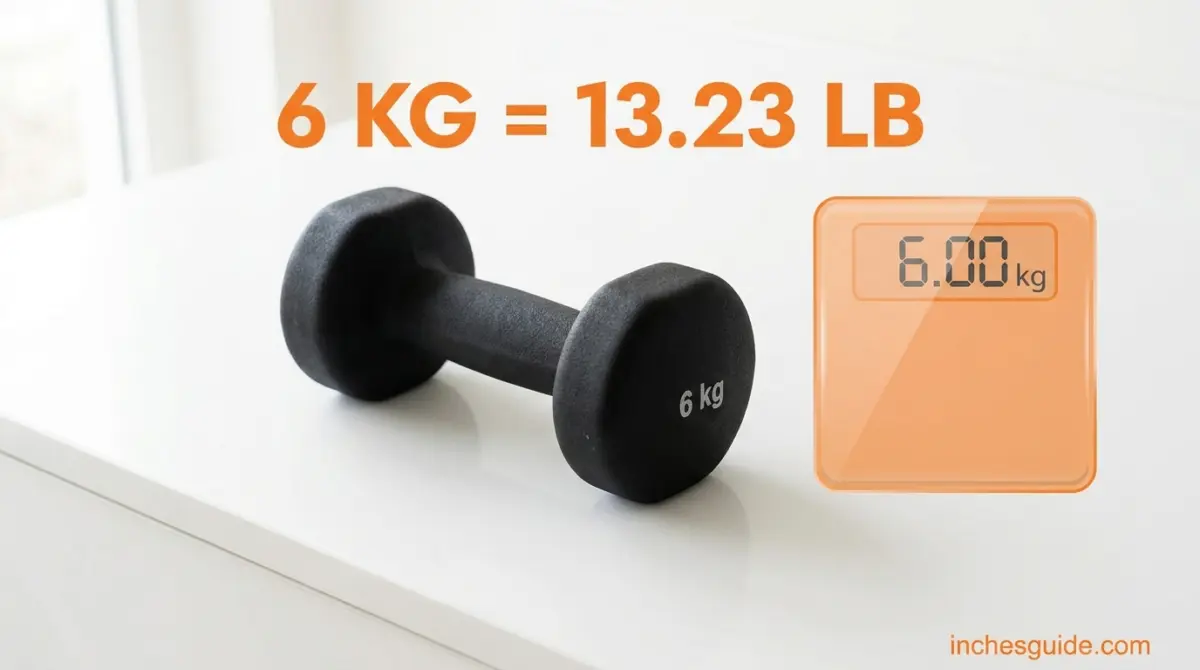 A 6 KG Dumbbell