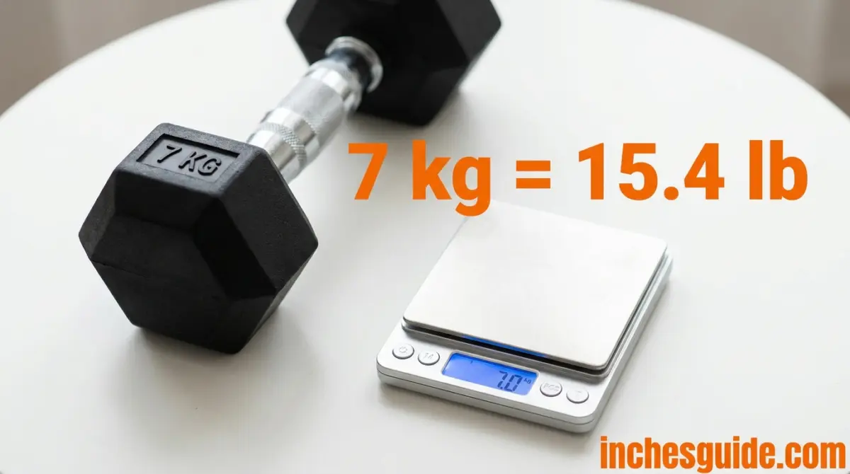 A 7 kg Dumbbell