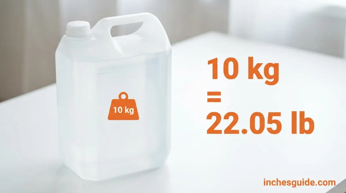A Full 10-Litre Water Container