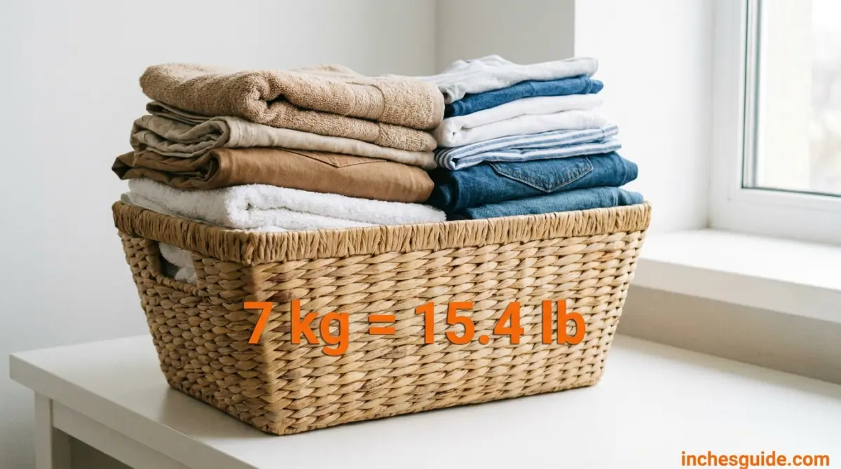 A Full 7 kg Load of Laundry