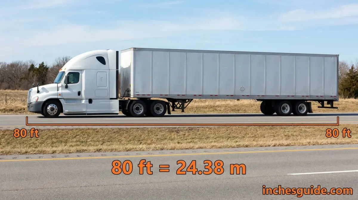 An 18-Wheeler with a Full Trailer