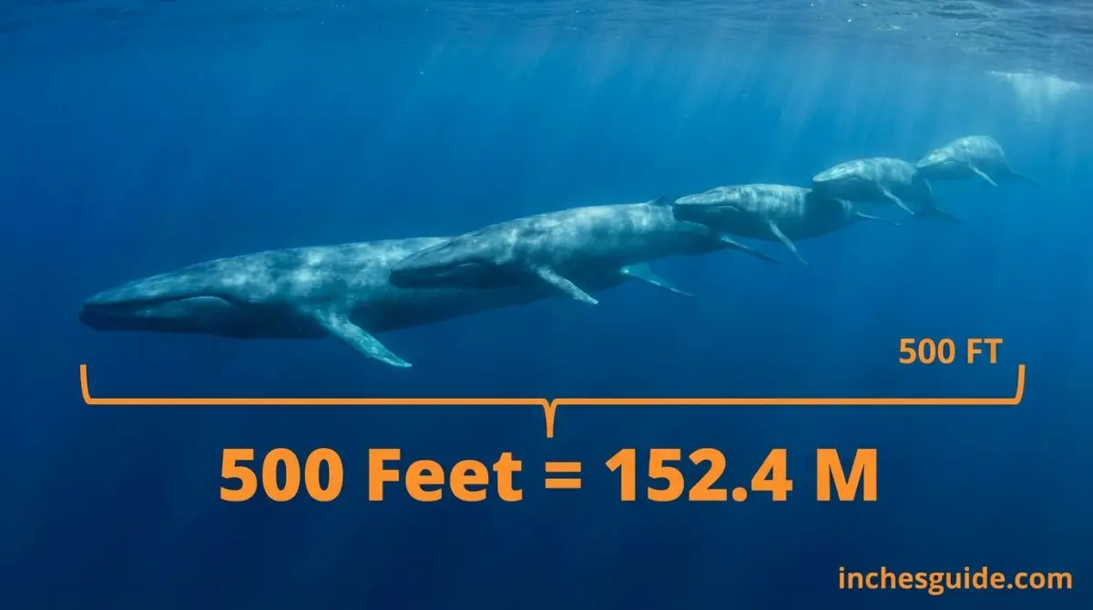 Five Blue Whales