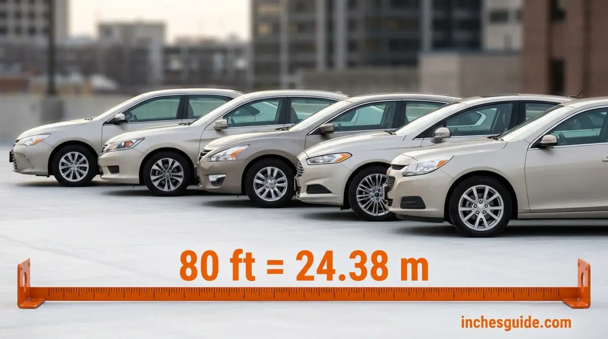 Five Mid-Size Cars, Bumper to Bumper