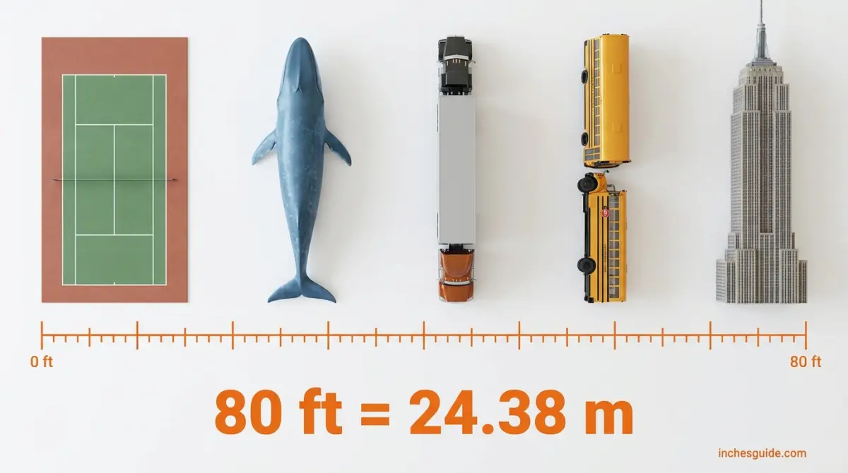 How Tall is 80 Feet? 14 Real Things, Plus Every Conversion