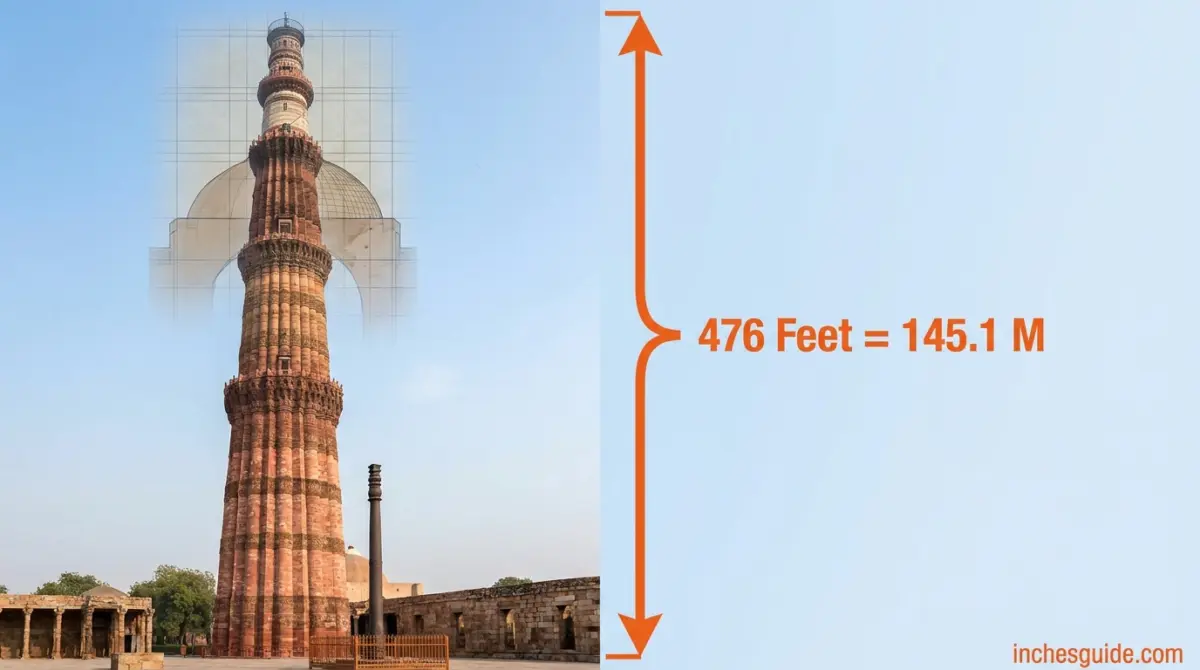 Two Qutub Minars Stacked