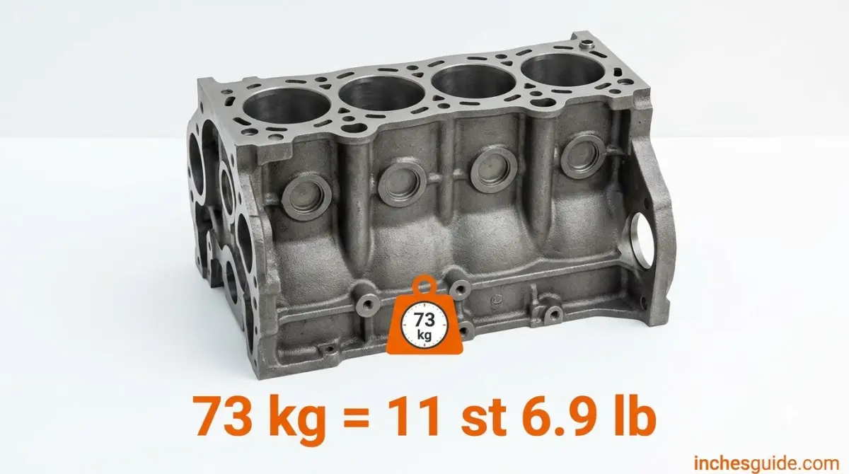 A Bare Four Cylinder Engine Block