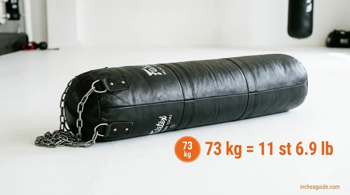A Full Muay Thai Heavy Bag