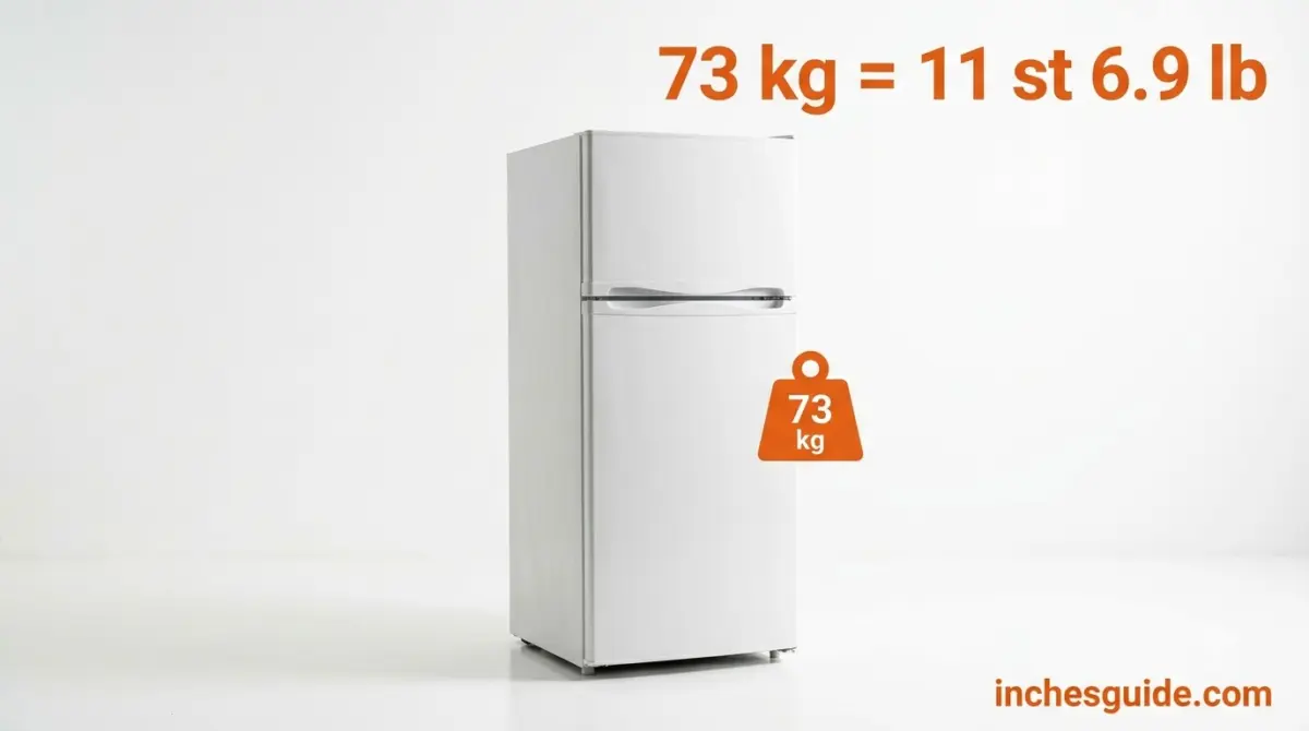 A Standard Fridge Freezer