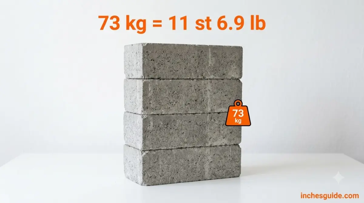 Four Dense Concrete Blocks