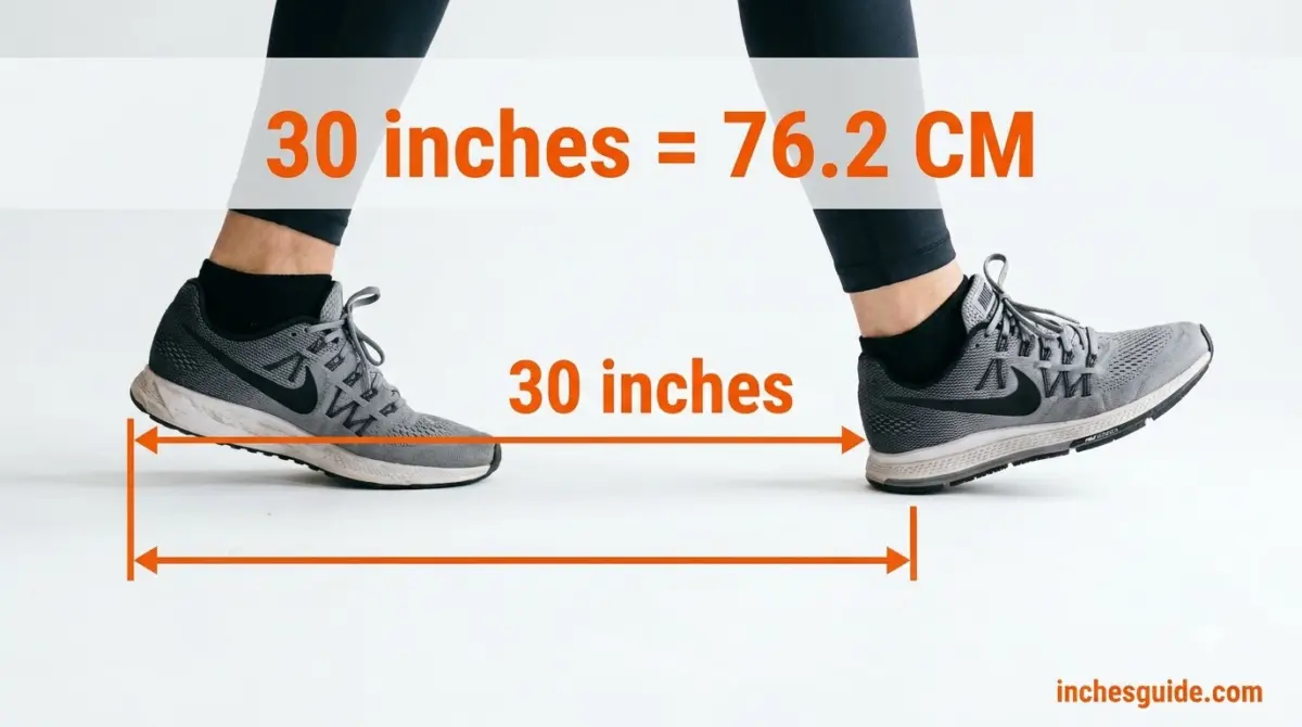 One Adult Walking Step